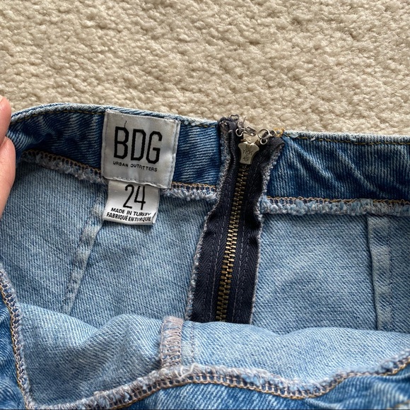 BDG DENIM BUTTON UP SKIRT / SKORT - Picture 11 of 16